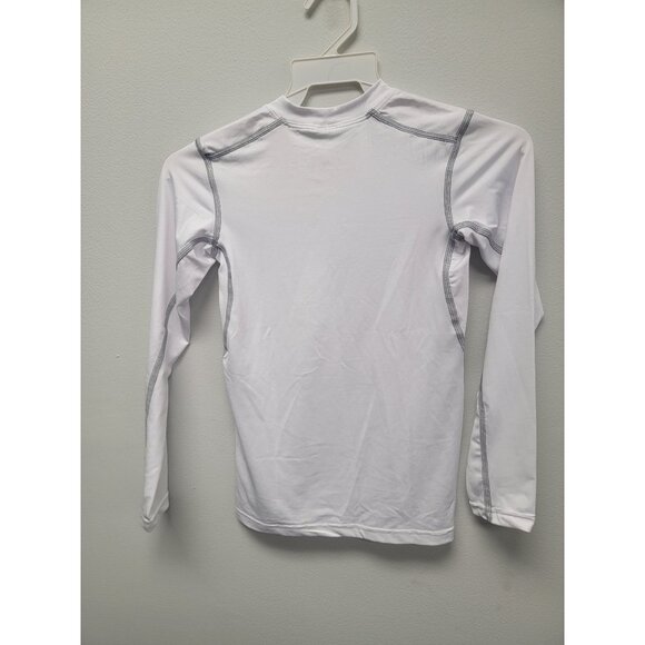 Boys Lanbaosi White Compression Shirt Size 7‎ - Picture 4 of 6